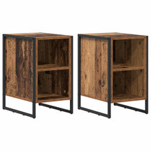 Nachtkastje 2 pcs Oud Hout 39.5 x 30 x 50 cm Bewerkt hout