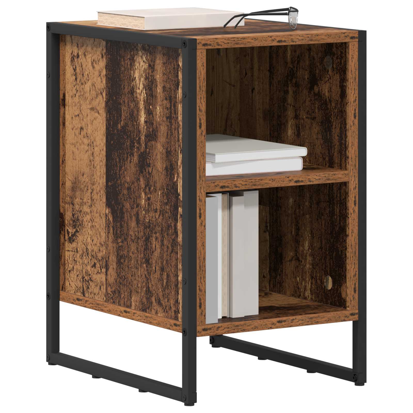 Nachtkastje 2 pcs Oud Hout 39.5 x 30 x 50 cm Bewerkt hout