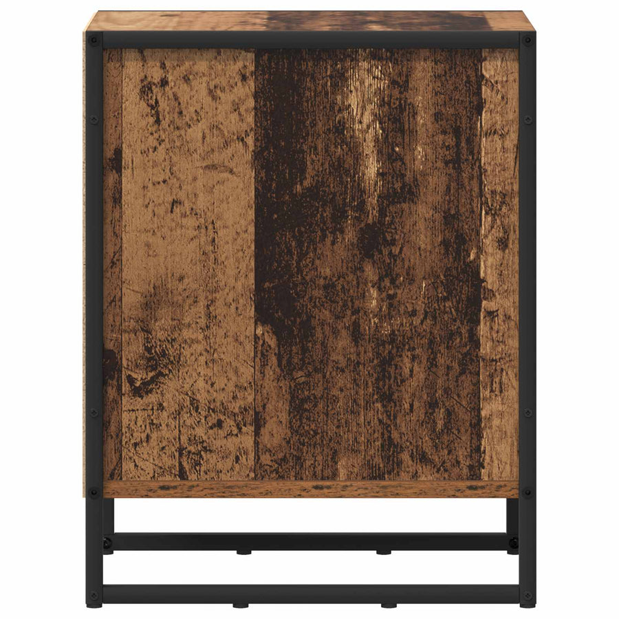 Nachtkastje 2 pcs Oud Hout 39.5 x 30 x 50 cm Bewerkt hout