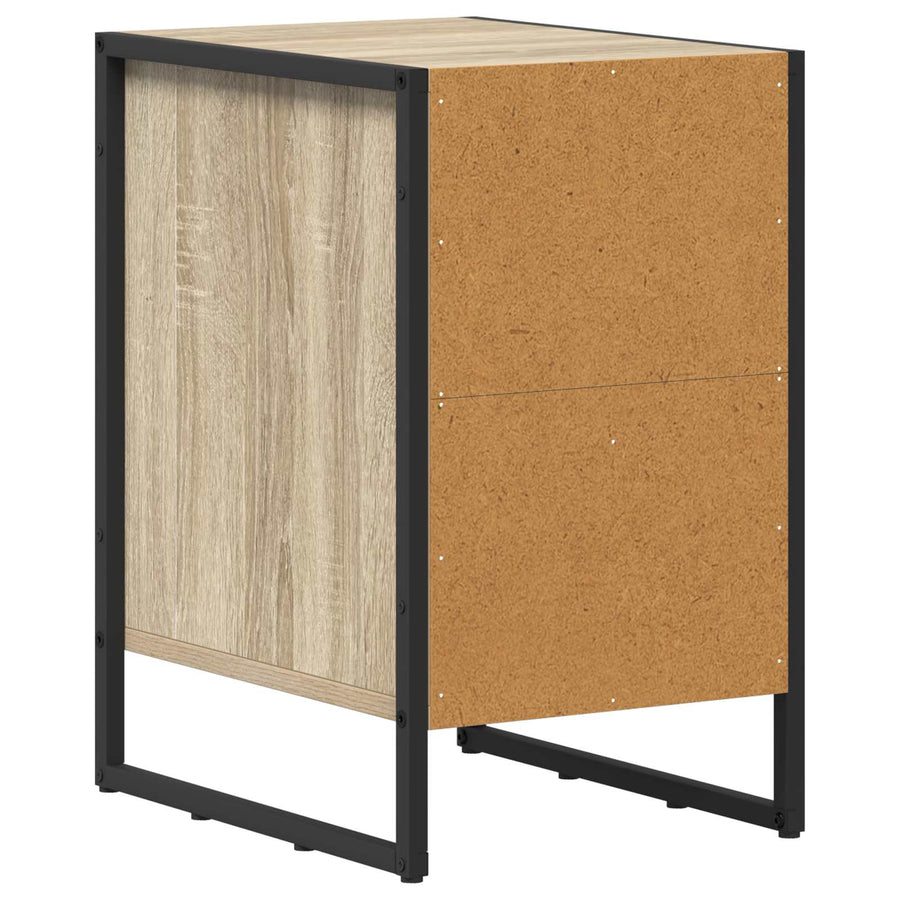 Nachtkastje Sonoma 39,5 x 30 x 50 cm Bewerkt hout