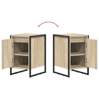 Nachtkastje Sonoma 39,5 x 30 x 50 cm Bewerkt hout