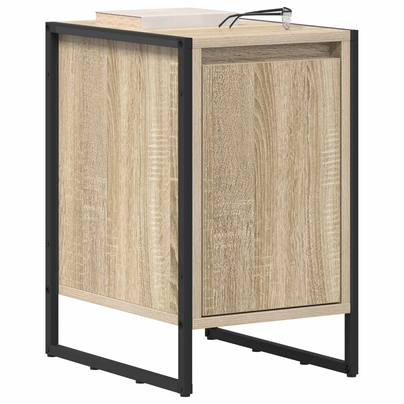 Nachtkastje 2 pcs Sonoma 39,5 x 30 x 50 cm Bewerkt hout