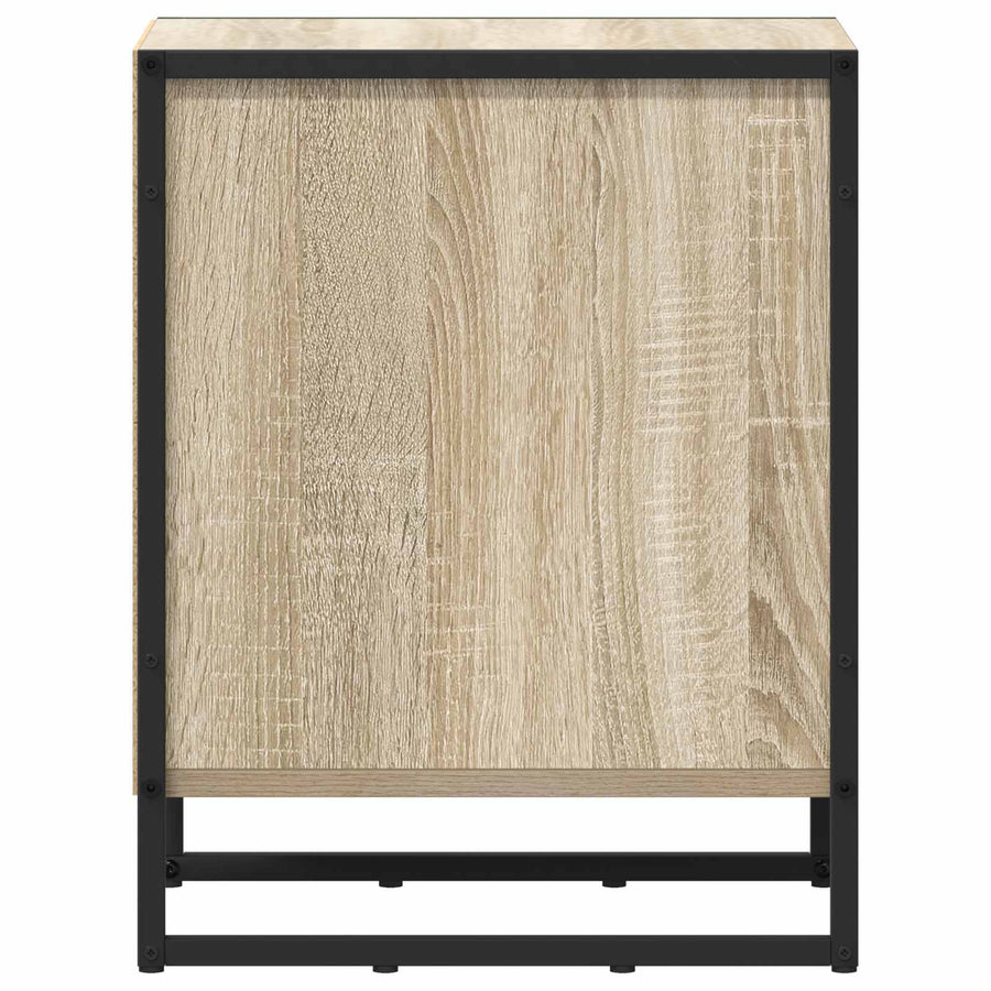 Nachtkastje 2 pcs Sonoma 39,5 x 30 x 50 cm Bewerkt hout