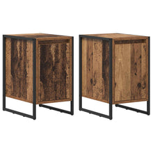 Nachtkastje 2 pcs Oud Hout 39,5 x 30 x 50 cm Bewerkt hout