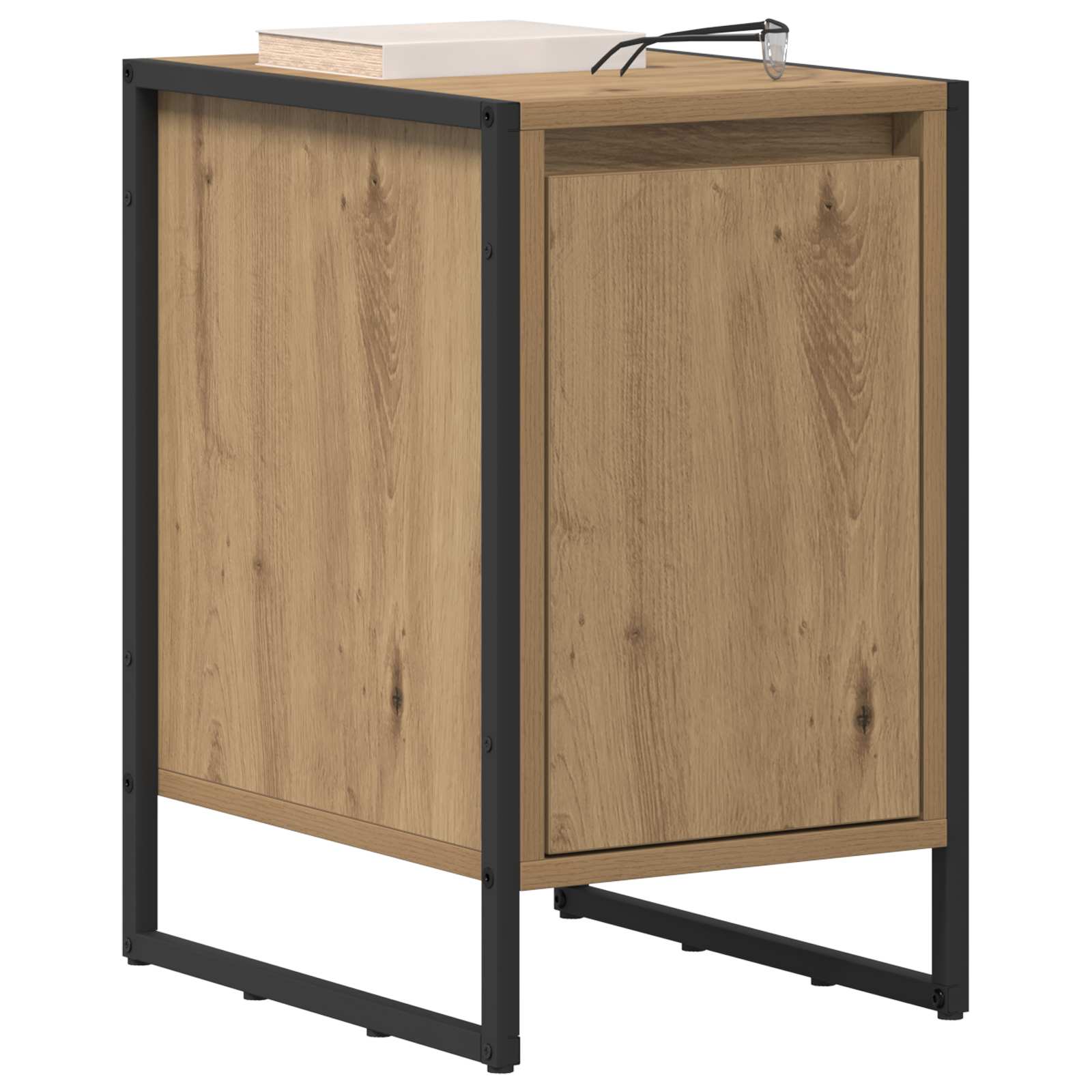 Nachtkastje 2 pcs Ambachtelijk eiken 39,5 x 30 x 50 cm