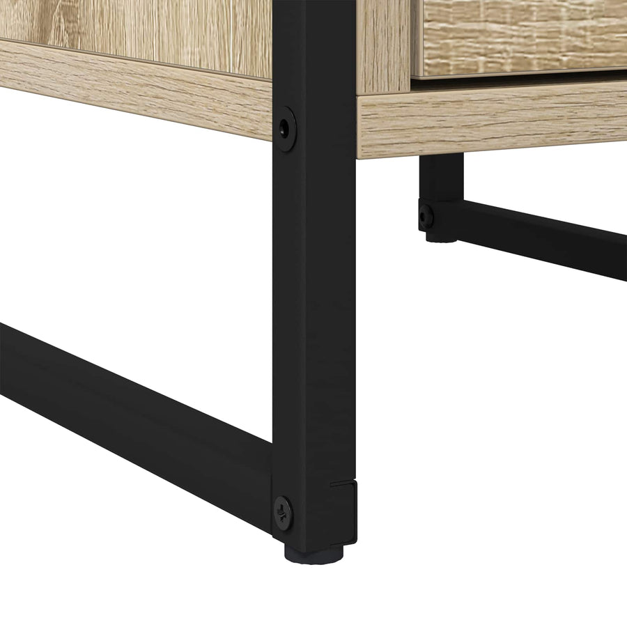 Nachtkastje 2 pcs Sonoma 39,5 x 30 x 50 cm Bewerkt hout