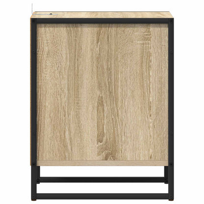 Nachtkastje 2 pcs Sonoma 39,5 x 30 x 50 cm Bewerkt hout