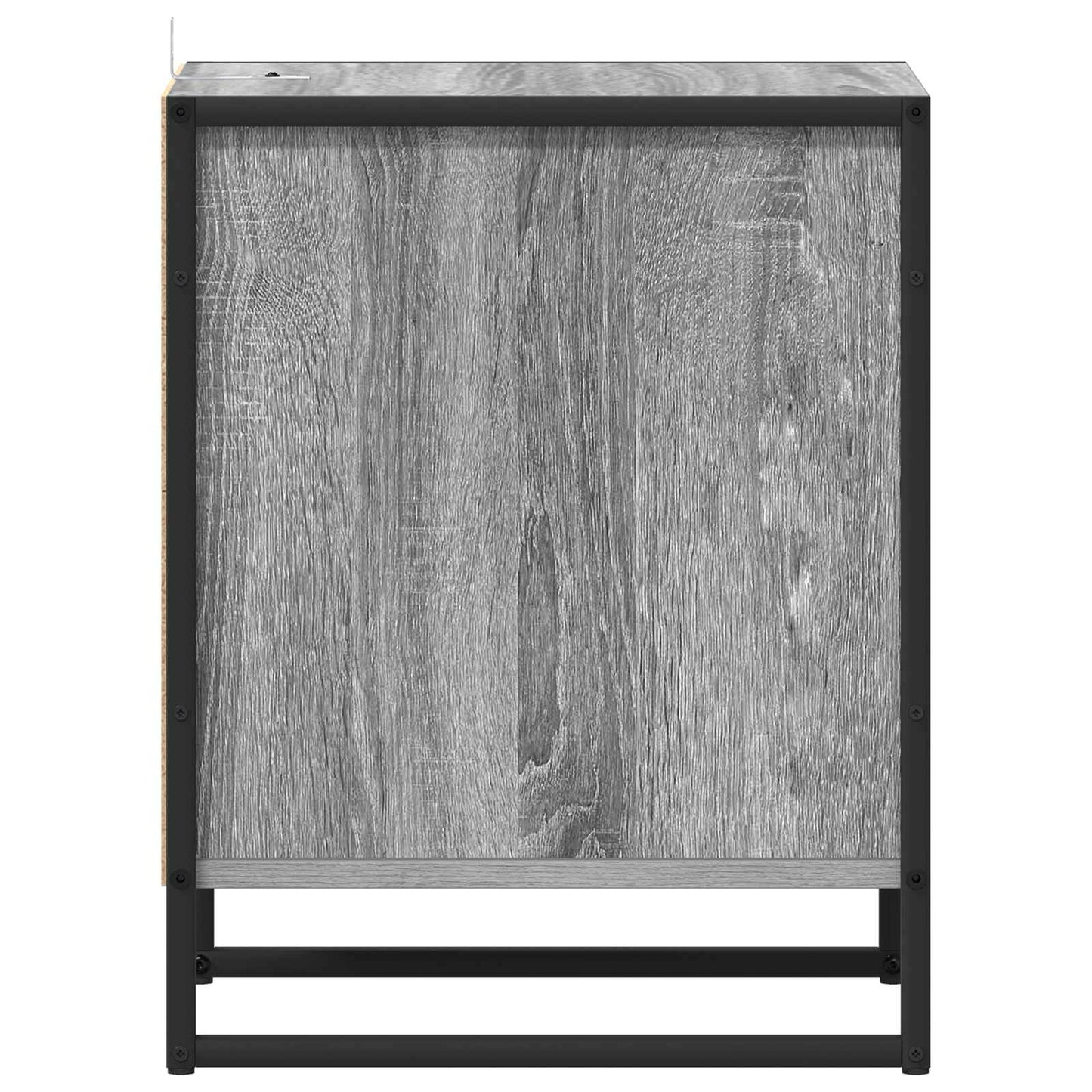 Nachtkastje Grijs Sonoma 39,5 x 30 x 50 cm Bewerkt hout