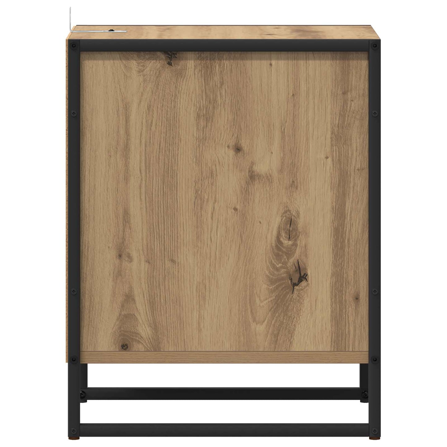 Nachtkastje Ambachtelijk eiken 39,5 x 30 x 50 cm Bewerkt hout