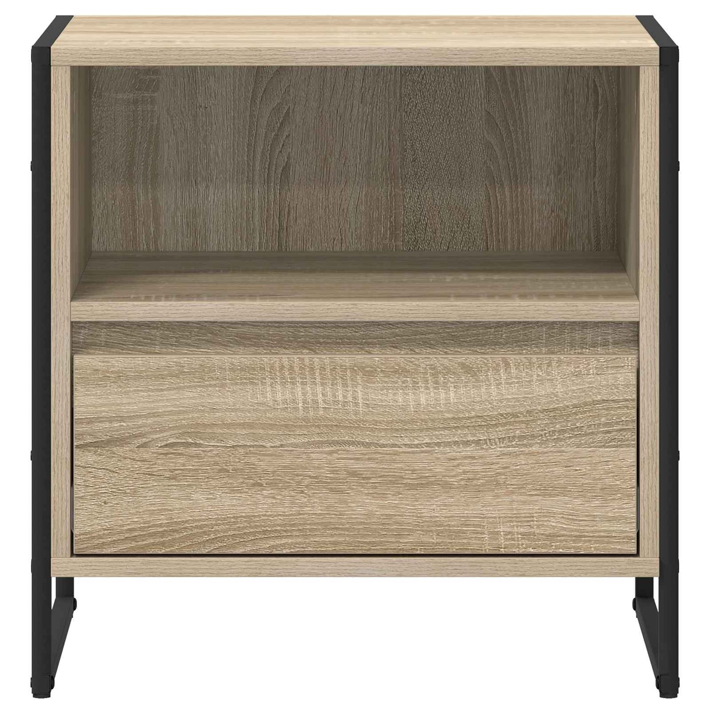 Nachtkastje met lade Sonoma 50 x 39,5 x 50 cm Bewerkt hout