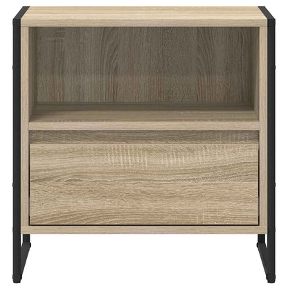 Nachtkastje met lade Sonoma 50 x 39,5 x 50 cm Bewerkt hout