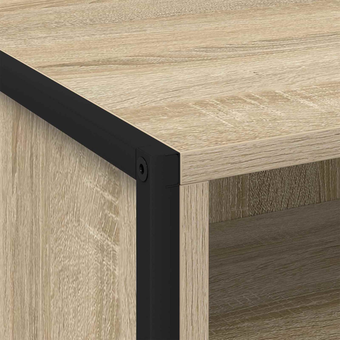 Nachtkastje 2 pcs Sonoma 50 x 39,5 x 50 cm Bewerkt hout