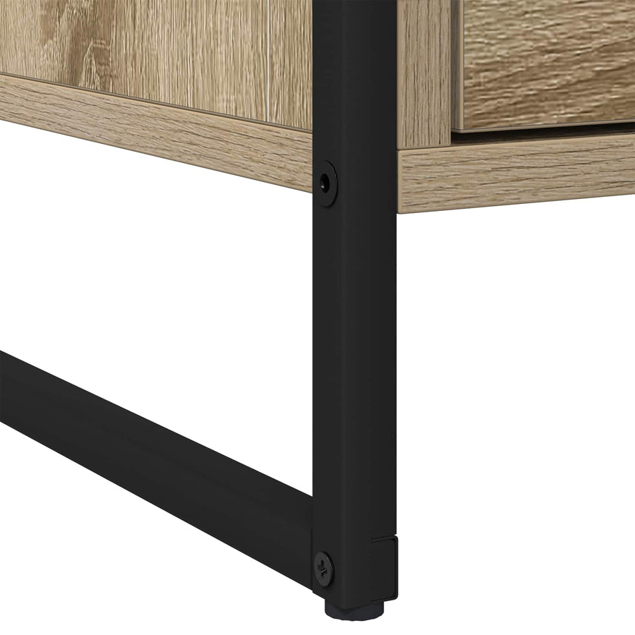Nachtkastje 2 pcs Sonoma 50 x 39,5 x 50 cm Bewerkt hout