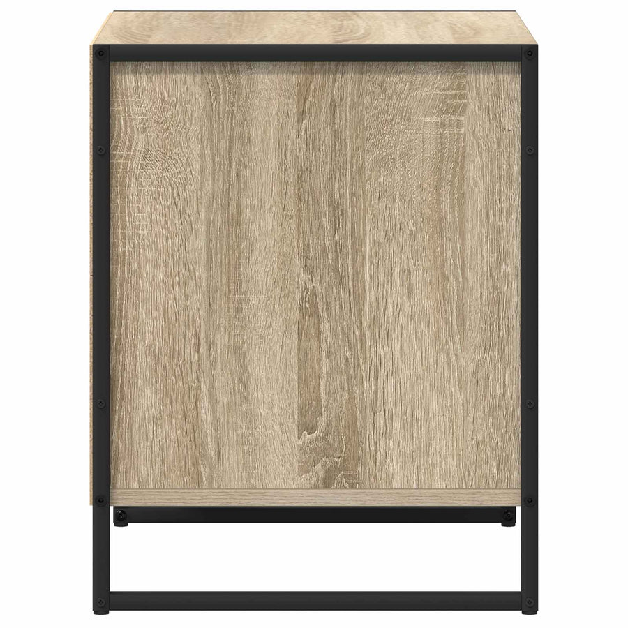 Nachtkastje 2 pcs Sonoma 50 x 39,5 x 50 cm Bewerkt hout