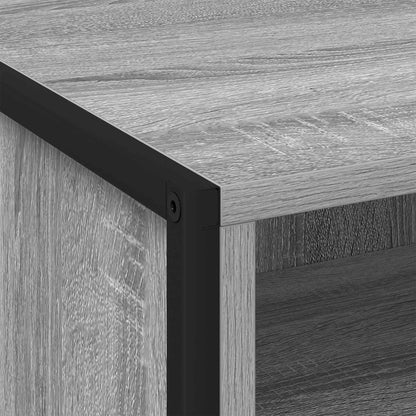 Nachtkastje Grijs Sonoma 50 x 39,5 x 50 cm Bewerkt hout