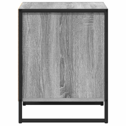 Nachtkastje Grijs Sonoma 50 x 39,5 x 50 cm Bewerkt hout