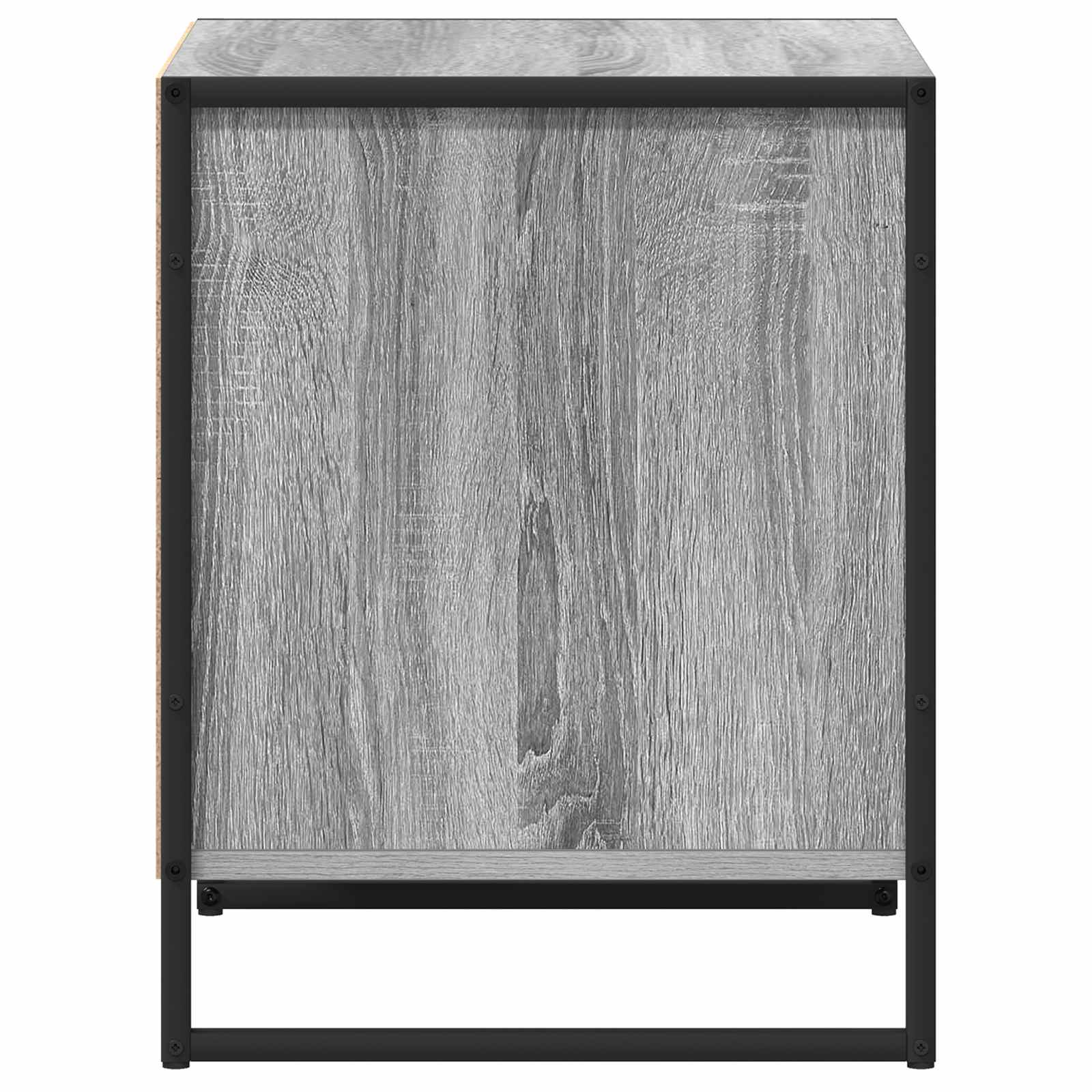 Nachtkastje 2 pcs Grijs Sonoma 50 x 39,5 x 50 cm Bewerkt hout
