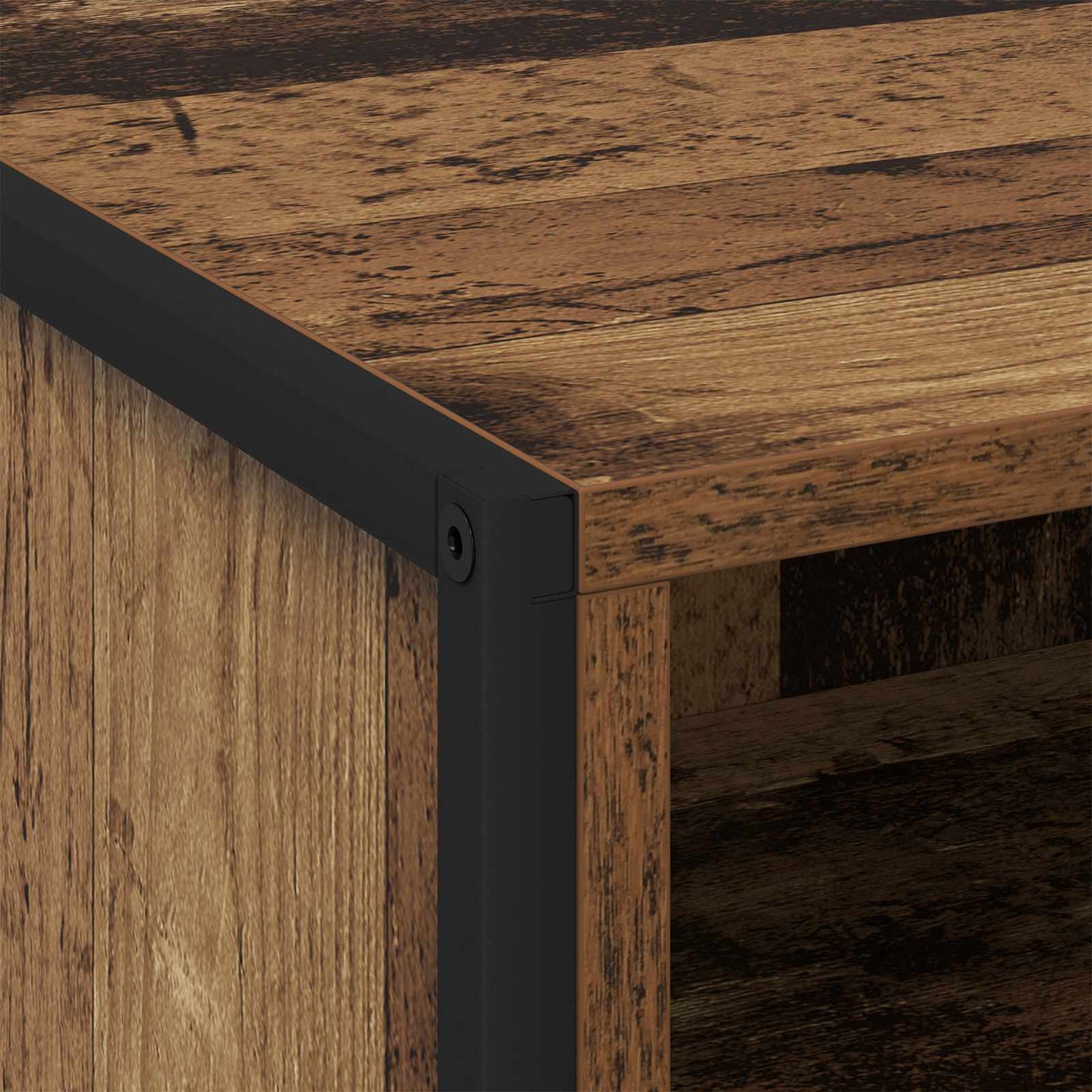 Nachtkastje 2 pcs Oud Hout 50 x 39,5 x 50 cm Bewerkt hout