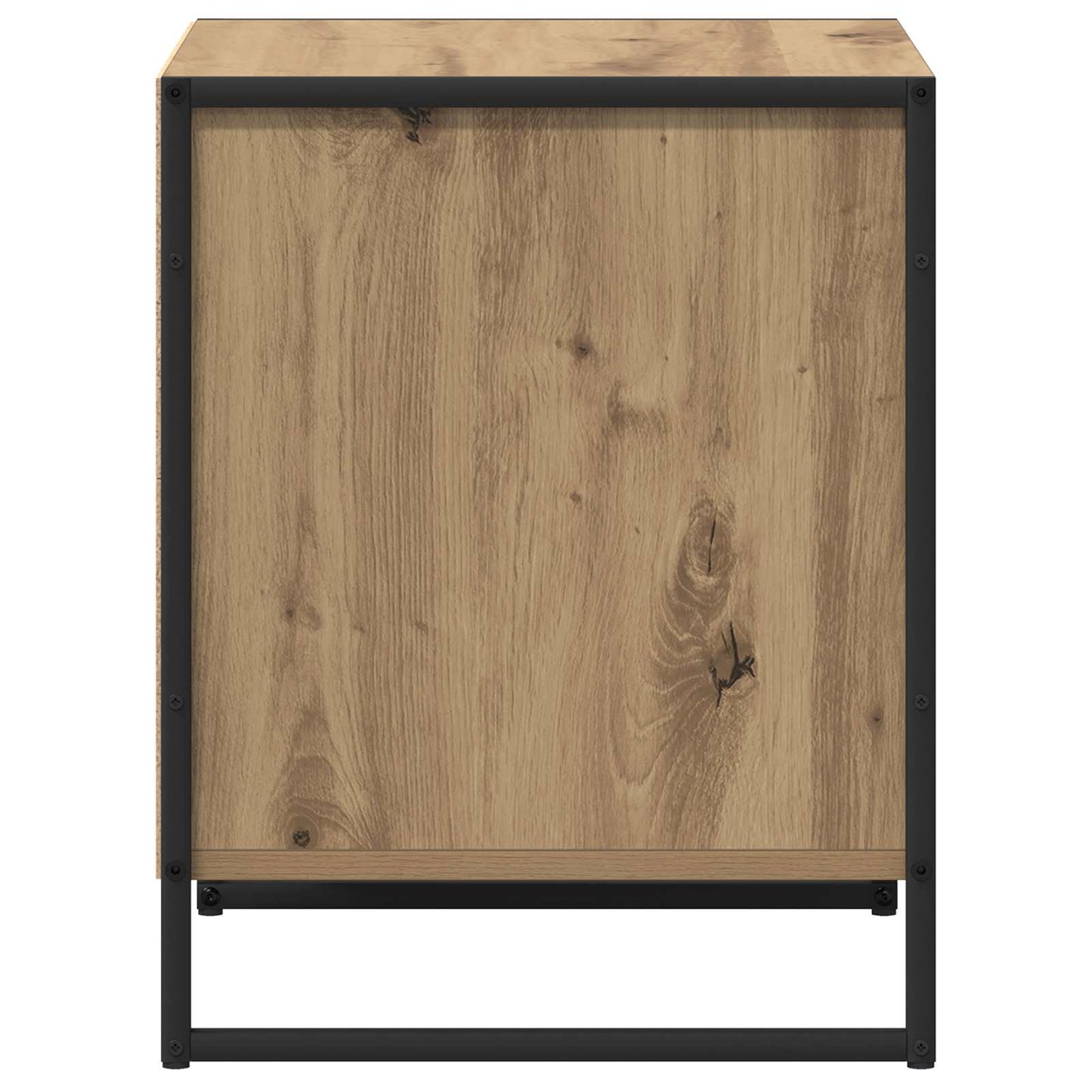 Nachtkastje Ambachtelijk eiken 50 x 39,5 x 50 cm Bewerkt hout