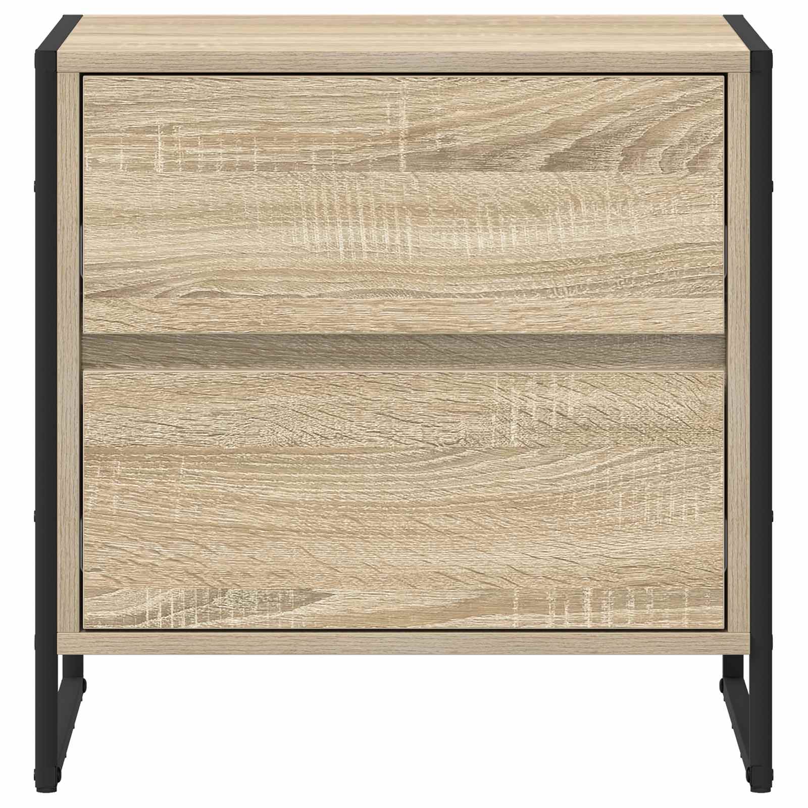 Nachtkastje met lade Sonoma 50 x 39,5 x 50 cm Bewerkt hout