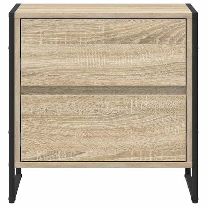 Nachtkastje met lade Sonoma 50 x 39,5 x 50 cm Bewerkt hout