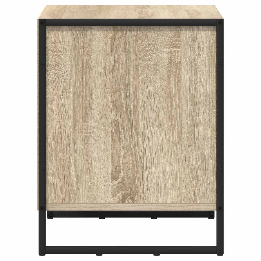Nachtkastje met lade Sonoma 50 x 39,5 x 50 cm Bewerkt hout