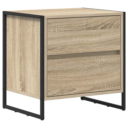 Nachtkastje 2 pcs Sonoma 50 x 39,5 x 50 cm Bewerkt hout