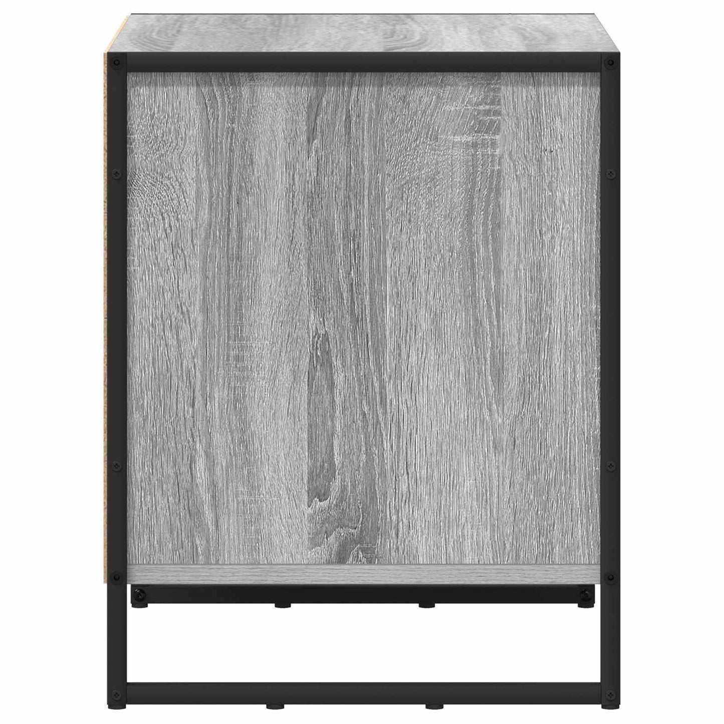 Nachtkastje Grijs Sonoma 50 x 39,5 x 50 cm Bewerkt hout
