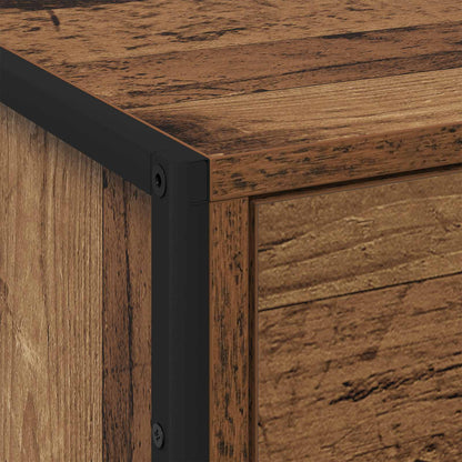 Nachtkastje met lade Oud Hout 50 x 39,5 x 50 cm Bewerkt hout