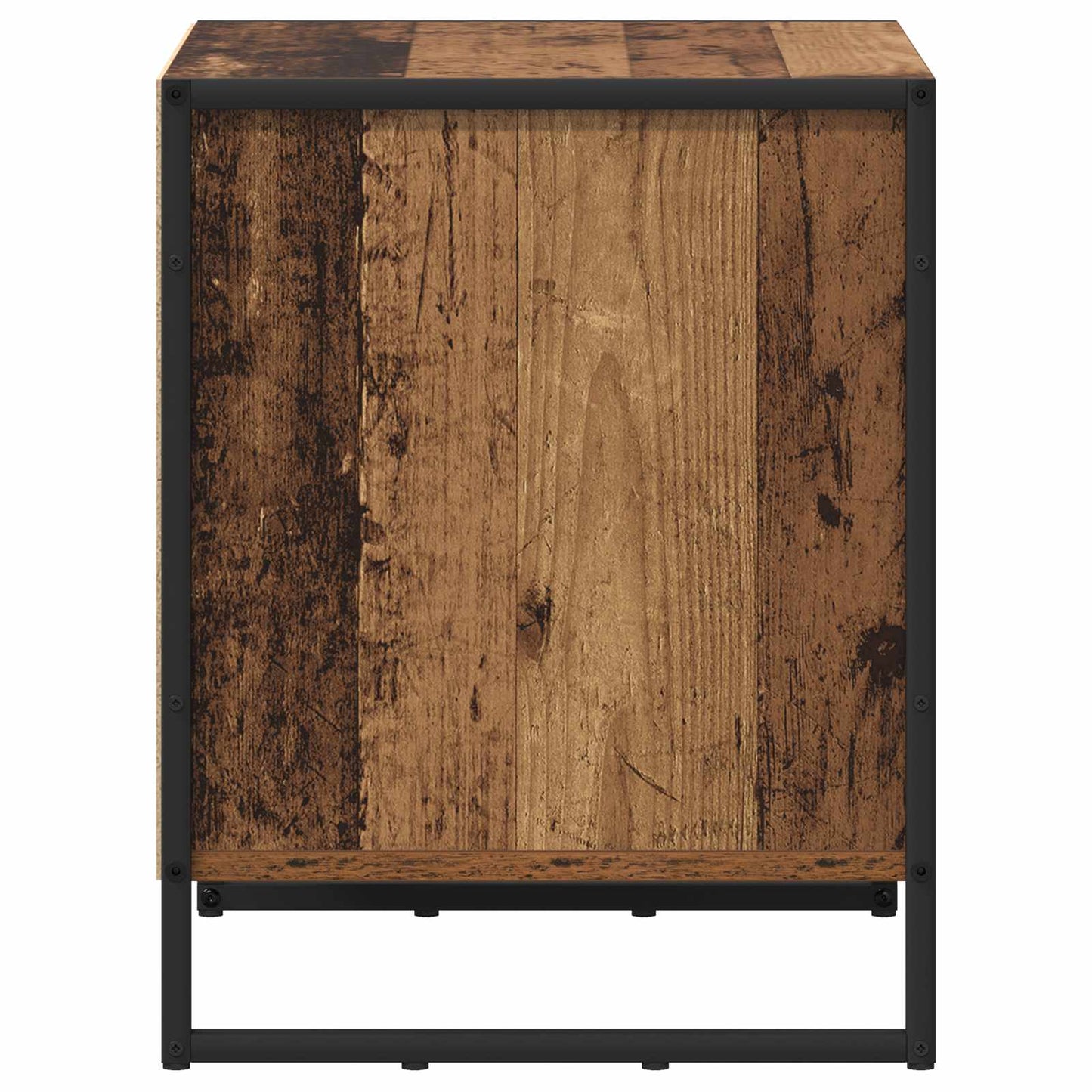 Nachtkastje met lade Oud Hout 50 x 39,5 x 50 cm Bewerkt hout