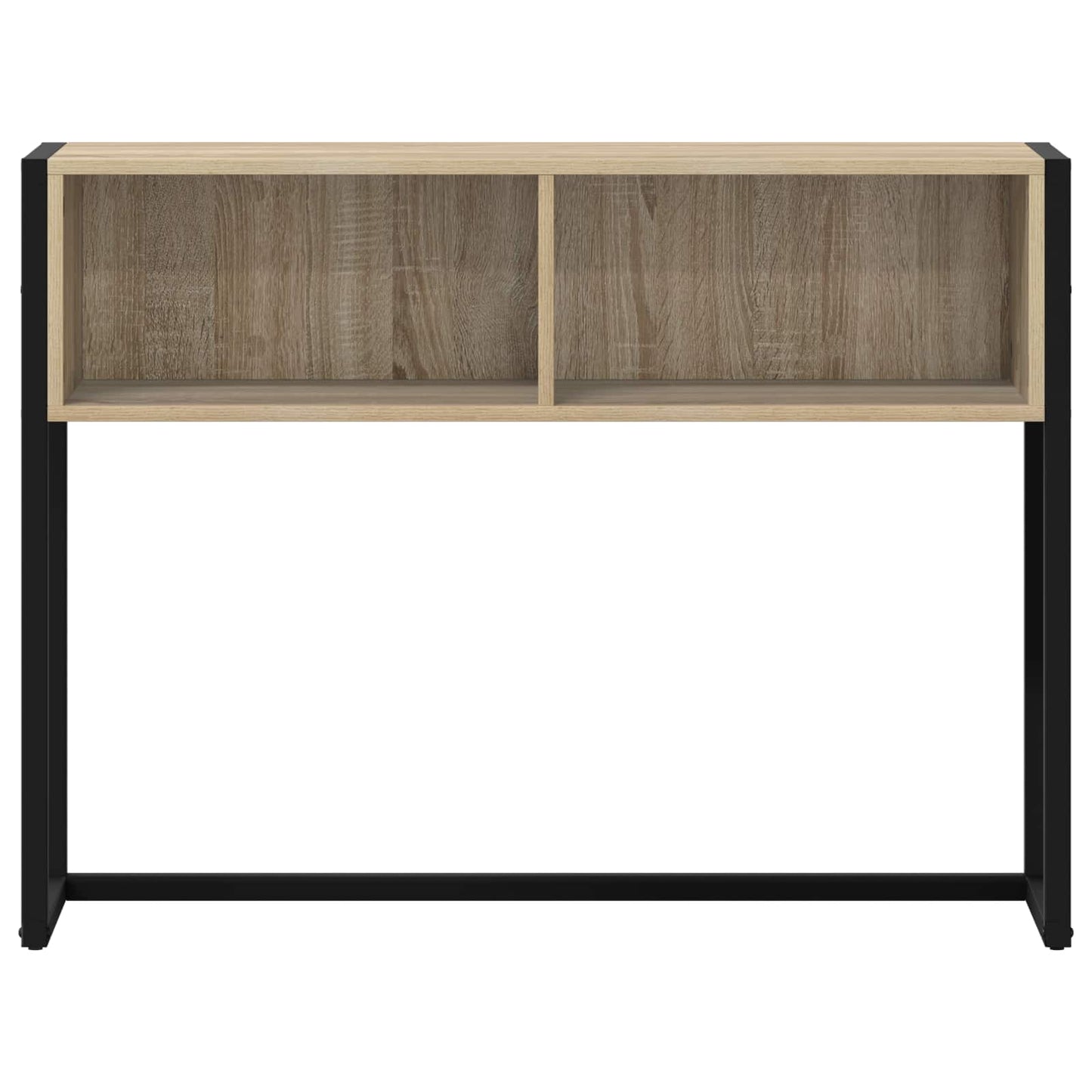 Bijzettafel met opslag Sonoma 100 x 36 x 75 cm Bewerkt hout
