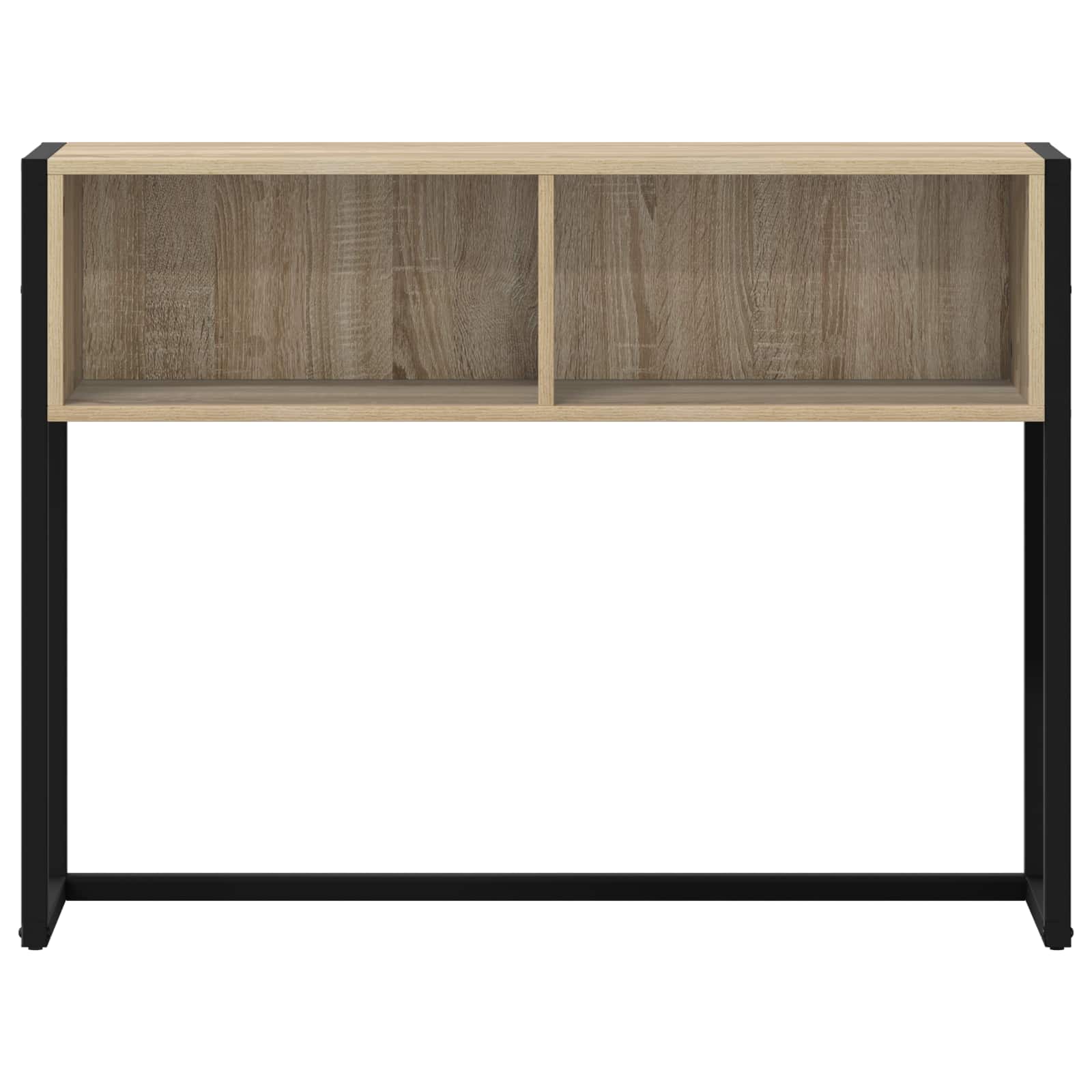 Bijzettafel met opslag Sonoma 100 x 36 x 75 cm Bewerkt hout