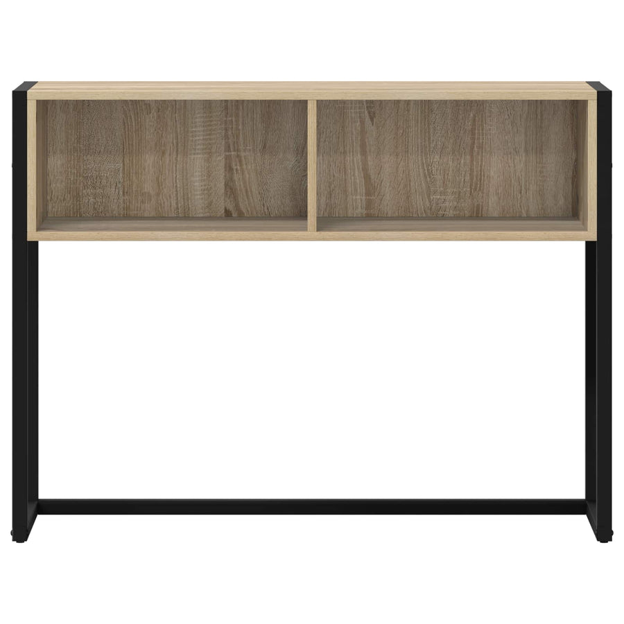 Bijzettafel met opslag Sonoma 100 x 36 x 75 cm Bewerkt hout