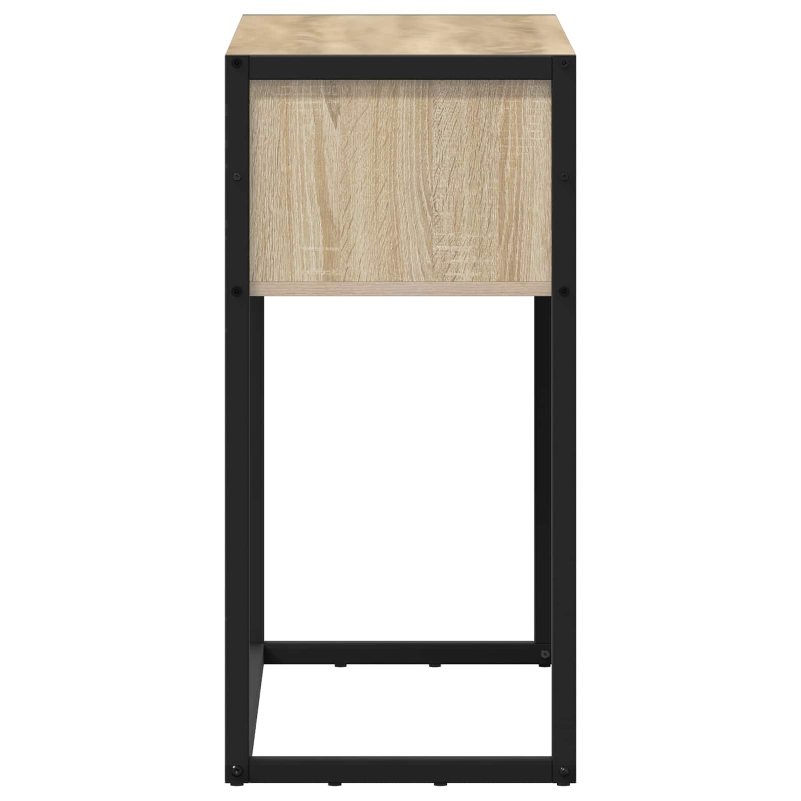 Bijzettafel met opslag Sonoma 100 x 36 x 75 cm Bewerkt hout