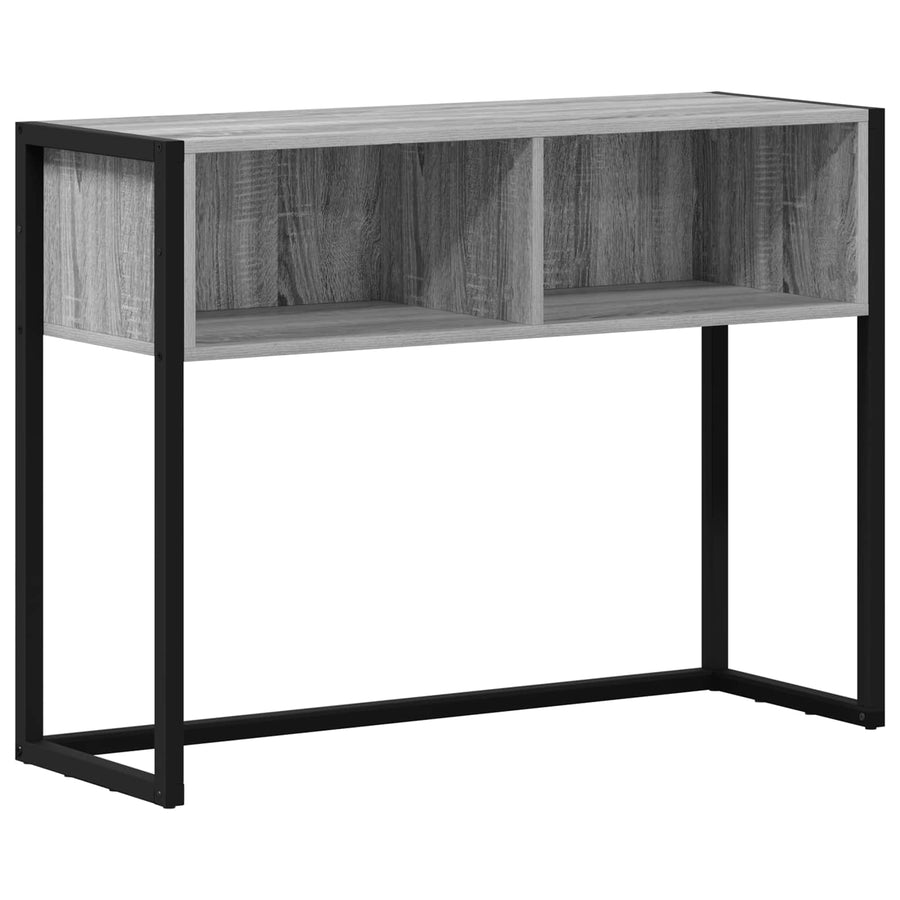 Bijzettafel Grijs Sonoma 100 x 36 x 75 cm Bewerkt hout