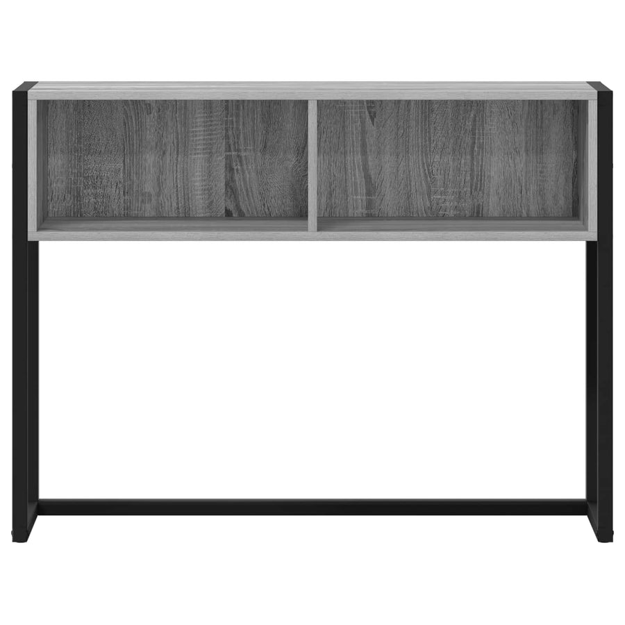 Bijzettafel Grijs Sonoma 100 x 36 x 75 cm Bewerkt hout