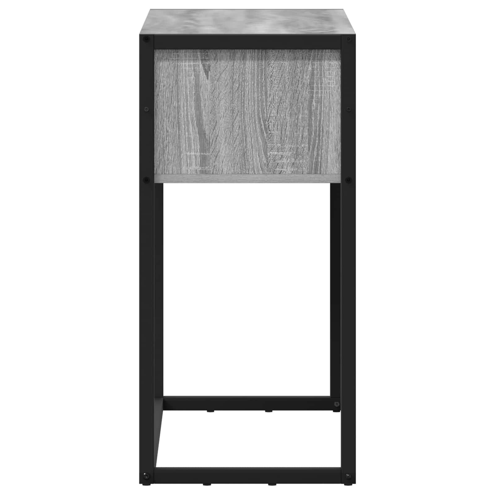 Bijzettafel Grijs Sonoma 100 x 36 x 75 cm Bewerkt hout