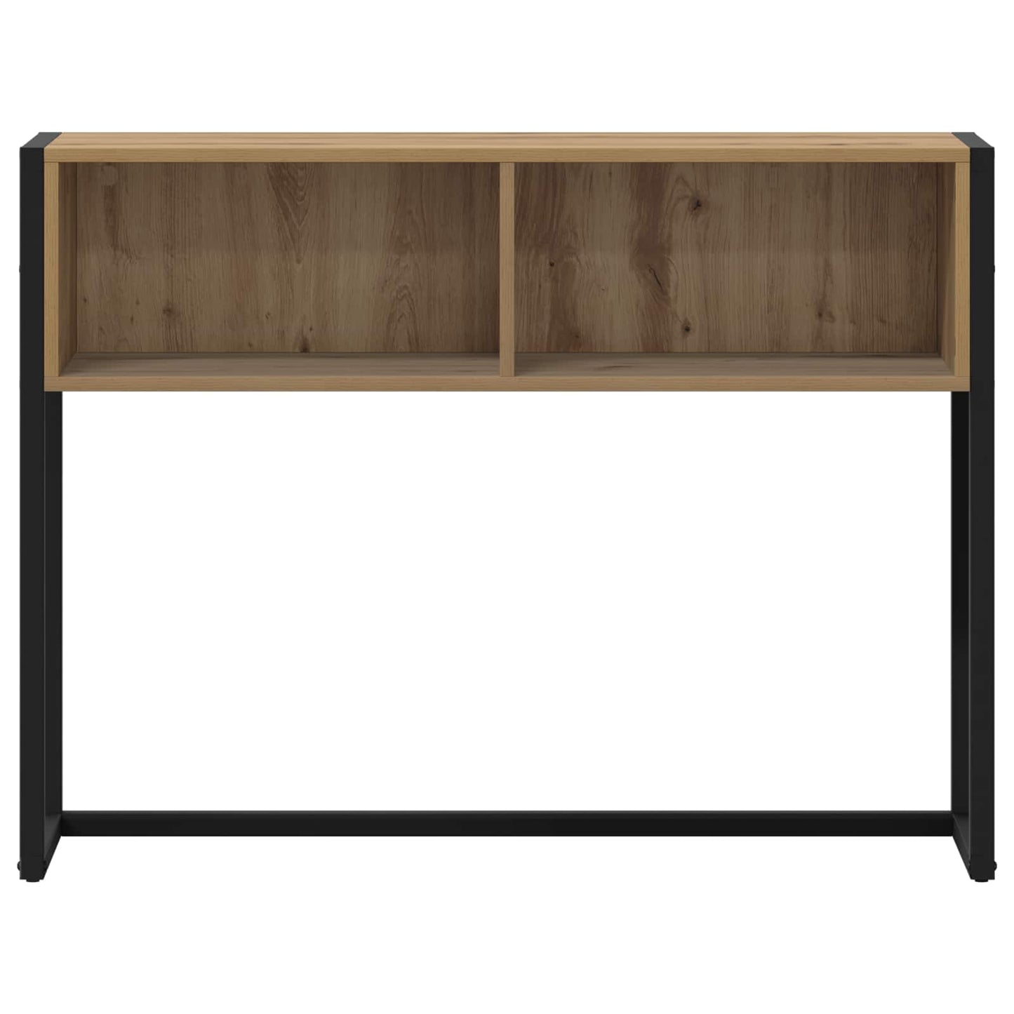 Bijzettafel Ambachtelijk eiken 100 x 36 x 75 cm Bewerkt hout