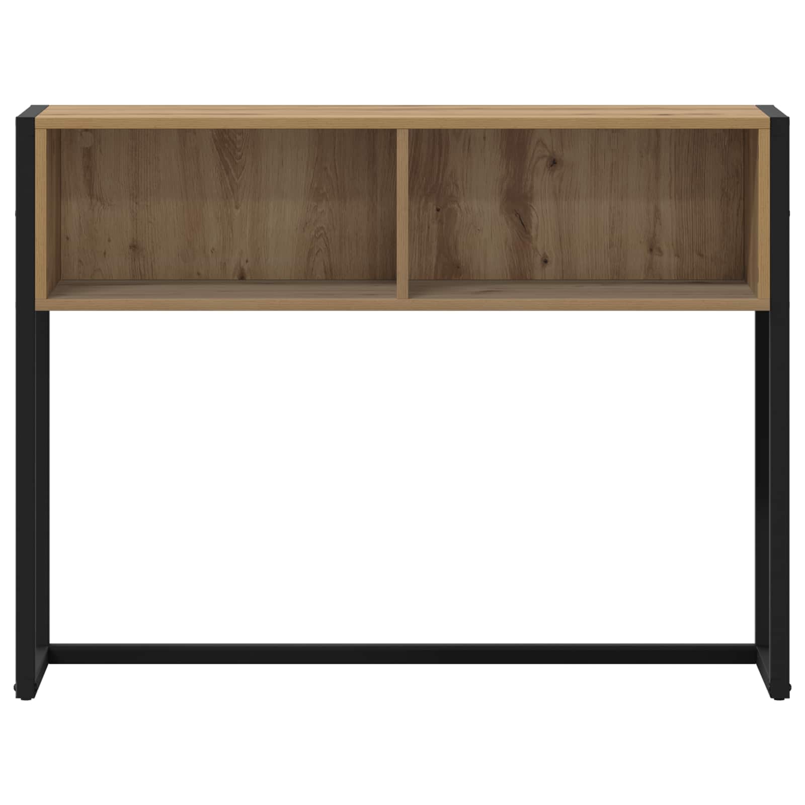 Bijzettafel Ambachtelijk eiken 100 x 36 x 75 cm Bewerkt hout