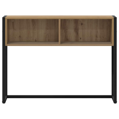 Bijzettafel Ambachtelijk eiken 100 x 36 x 75 cm Bewerkt hout