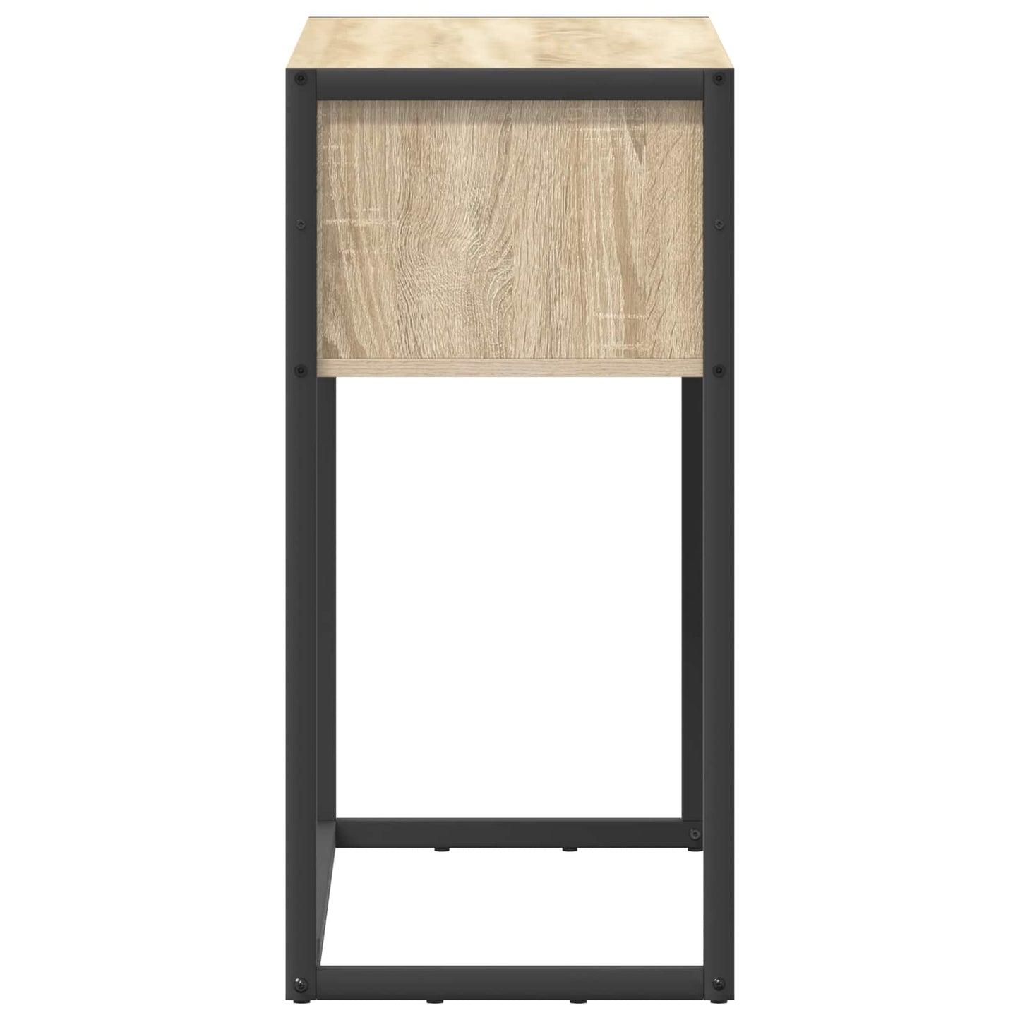 Bijzettafel met lade Sonoma 100 x 36 x 75 cm Bewerkt hout