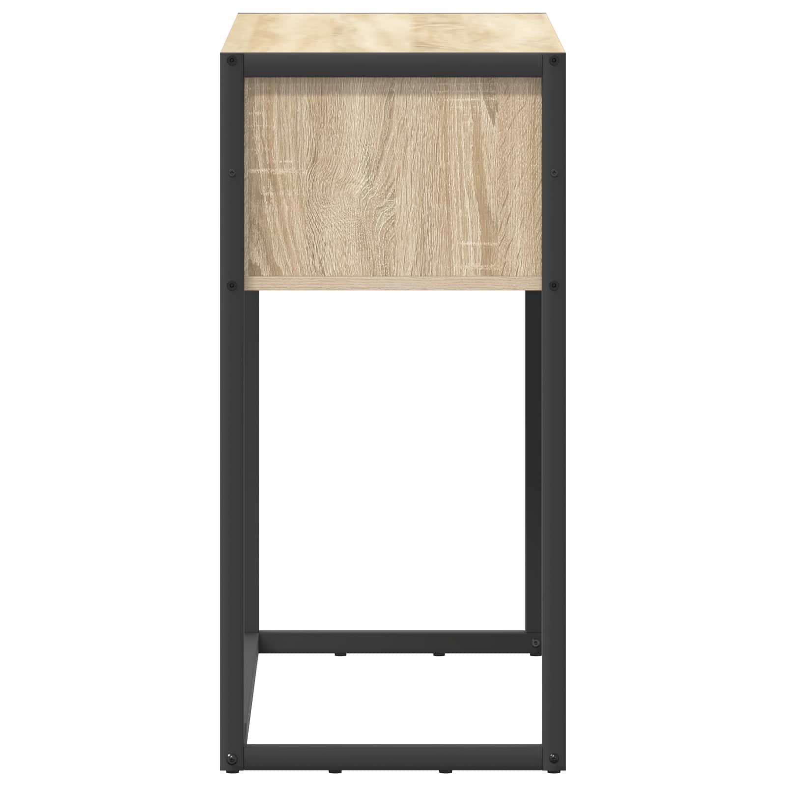Bijzettafel met lade Sonoma 100 x 36 x 75 cm Bewerkt hout