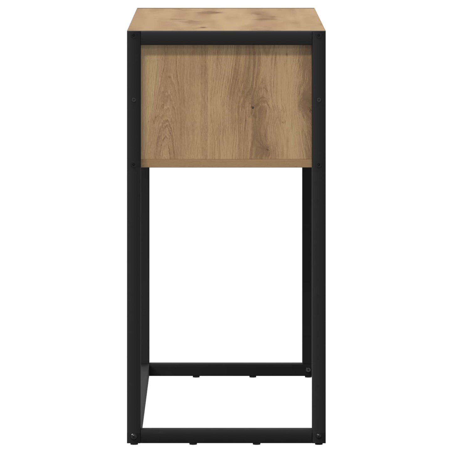 Bijzettafel Ambachtelijk eiken 100 x 36 x 75 cm Bewerkt hout