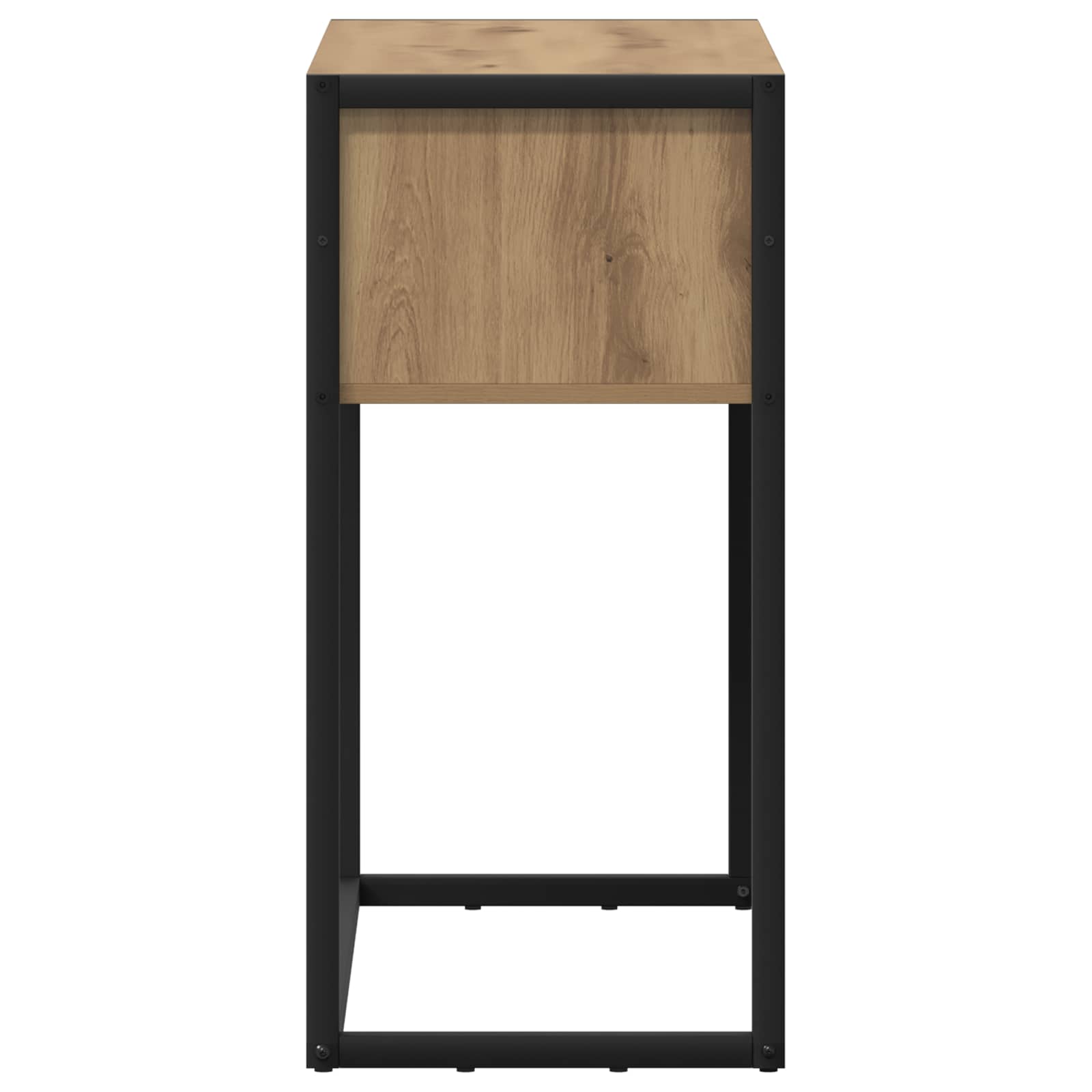 Bijzettafel Ambachtelijk eiken 100 x 36 x 75 cm Bewerkt hout