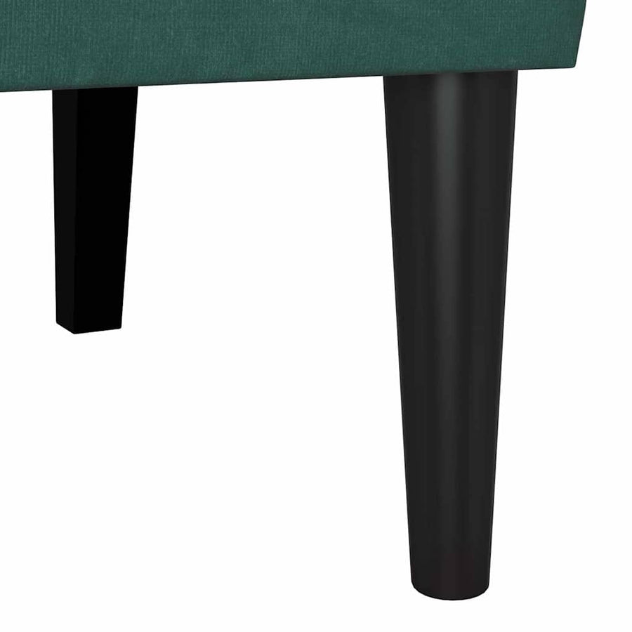 Chesterfield Bank Donkergroen 112 x 65.5 x 75 cm Fluweel