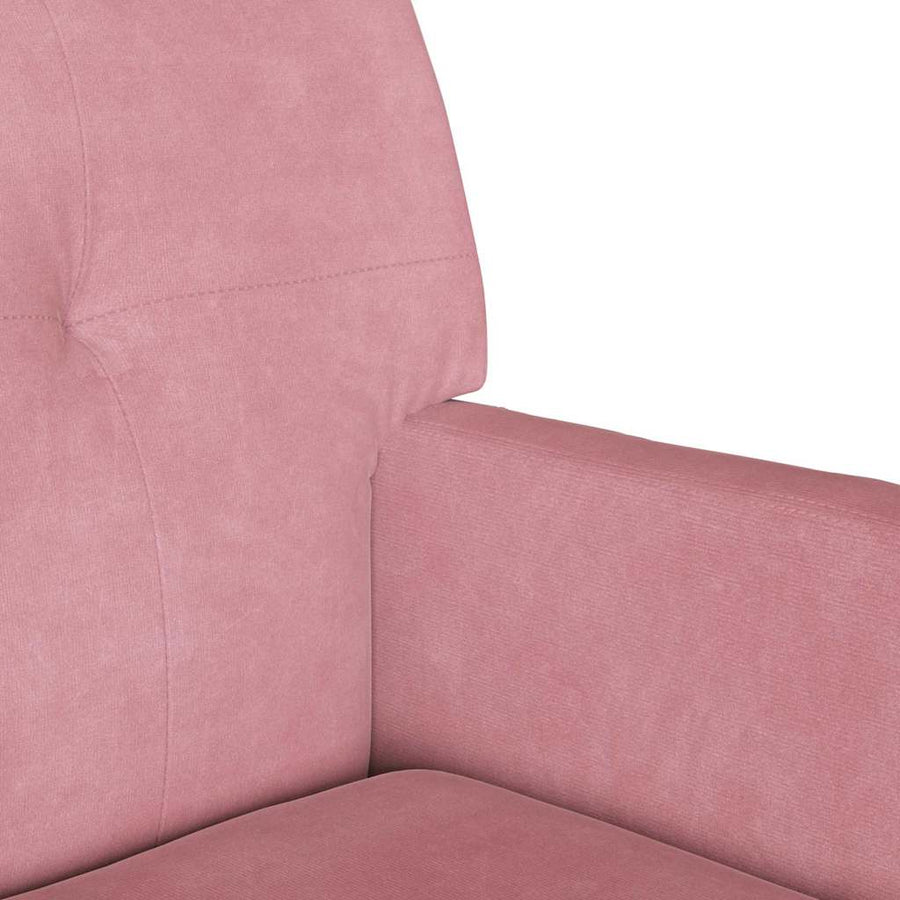 Chesterfield Bank Roze 112 x 65.5 x 75 cm Fluweel