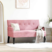 Chesterfield bank roze 112x65,5x75 cm fluweel