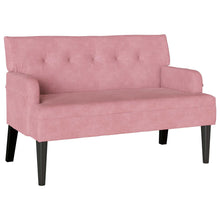 Chesterfield Bank Roze 112 x 65.5 x 75 cm Fluweel