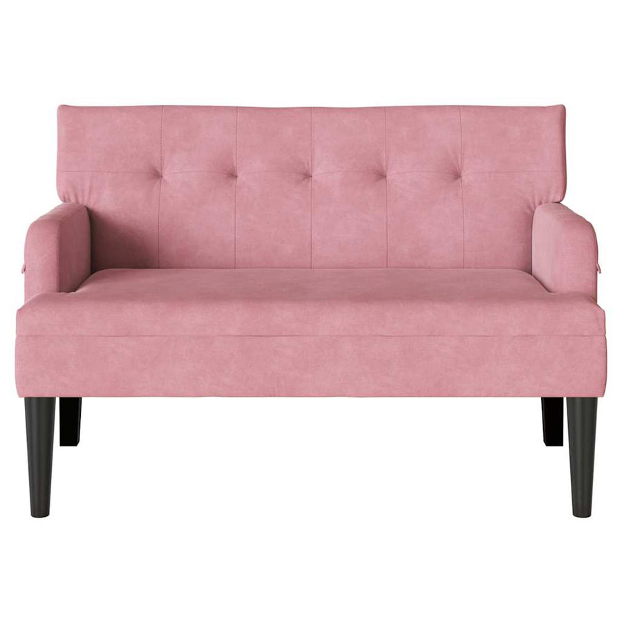 Chesterfield Bank Roze 112 x 65.5 x 75 cm Fluweel