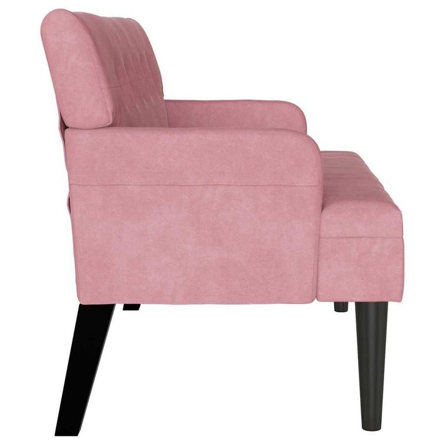 Chesterfield Bank Roze 112 x 65.5 x 75 cm Fluweel